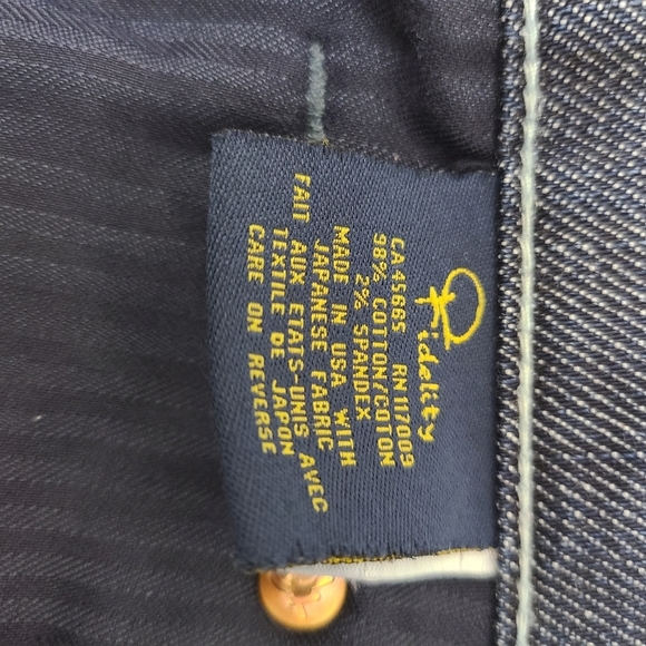 Fidelity Bella Donna vintage mid rise boot cut jeans, Sz 28 - Picture 6 of 10